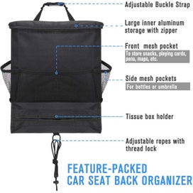 Listing 4 of 17 for Car Seat Storage Cooler Bag Drinks Tissue Holder *Over Stocked*