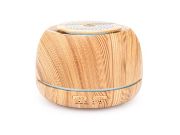 Listing 2 of 4 for 300ML Essential Oil Diffuser Aromatherapy Diffuser Mini Humidifier - Wood Color