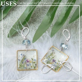 Listing 2 of 10 for Silver Earring Hooks DIY Jewelry Beads Ear Wires Making Supplies Kit 120/240PCS