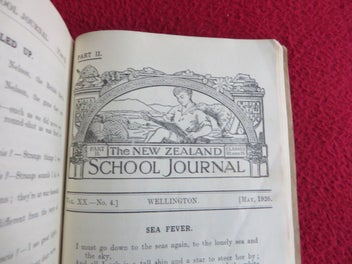 Listing 2 of 17 for *^* 1920s NZ School Journals, 10 bound into a booklet