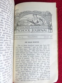 Listing 11 of 17 for *^* 1920s NZ School Journals, 10 bound into a booklet