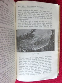 Listing 15 of 17 for *^* 1920s NZ School Journals, 10 bound into a booklet