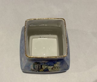 Listing 5 of 6 for SALE! Grimwades Glimpses of the East Lustreware Square Vase - Rare