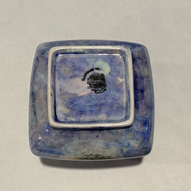 Listing 6 of 6 for SALE! Grimwades Glimpses of the East Lustreware Square Vase - Rare