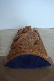 Listing 11 of 13 for Vintage Hand Carved Indian Goddess Figurine