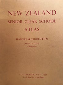 Listing 1 of 10 for NEW ZEALAND SENIOR CLEAR SCHOOL ATLAS by A. R. Harvey 1963