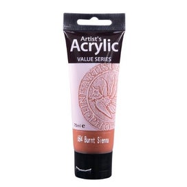 Listing 1 of 2 for Acrylic Paint - Phoenix Acrylic 75ml Burnt Sienna (684)