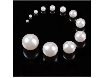 Listing 5 of 9 for ABS Imitation Pearl Beads Round Acrylic For Jewelry DIY