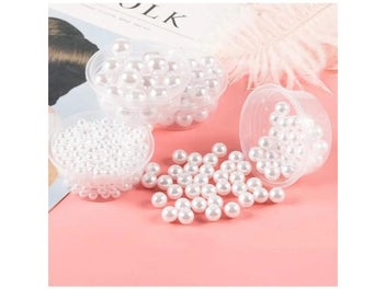 Listing 7 of 9 for ABS Imitation Pearl Beads Round Acrylic For Jewelry DIY