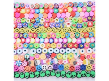 Listing 4 of 10 for 10mm Polymer Clay Beads Spacer Loose Beads For Jewelry Making Handmade Charm