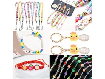 Listing 8 of 10 for 10mm Polymer Clay Beads Spacer Loose Beads For Jewelry Making Handmade Charm