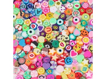 Listing 3 of 9 for 20-110pcs/Lot Polymer Clay Beads For Jewelry Making DIY