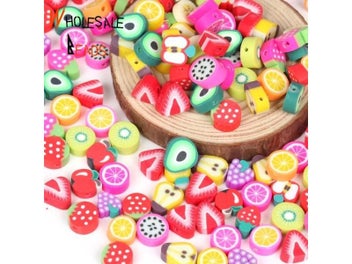 Listing 5 of 9 for 20-110pcs/Lot Polymer Clay Beads For Jewelry Making DIY