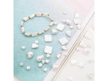 Listing 6 of 10 for Irregular ABS Imitation Pearls Beads Acrylic Loose Beads For Jewelry Making DIY