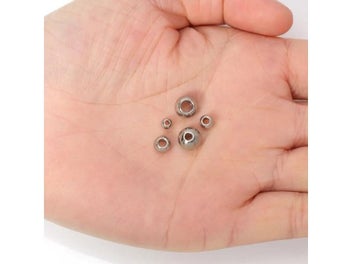 Listing 8 of 11 for 100pcs 3-10mm Stainless Steel Beads For Jewelry DIY