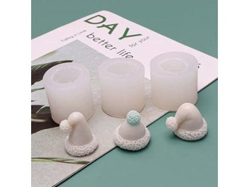 Listing 5 of 10 for Aomily Cute Hat Shape Cake Silicone Mold Christmas Party Fondant Cake Chocolate