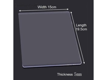 Listing 3 of 10 for Chzimade 3mm 5mm Die Cutting Embossing Machine Plate For Scrapbook Crafts