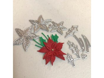 Listing 3 of 5 for Craft Metal Cutting Dies For Christmas Flower Leaves Scrapbook Paper