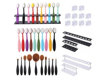 Listing 3 of 10 for Smooth Blending Brushes 5/10 Holes Brush Holder Rack For DIY Cards