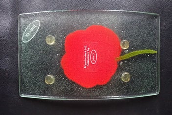 Listing 3 of 4 for Julie O' Hand Crafted Slump Glass Plate NZ (SKU C2)