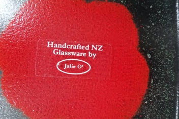 Listing 4 of 4 for Julie O' Hand Crafted Slump Glass Plate NZ (SKU C2)