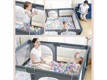 Listing 3 of 9 for IMBABY 150 * 180CM Size With Foam Large Cchildren's Fence Baby Safety Fence