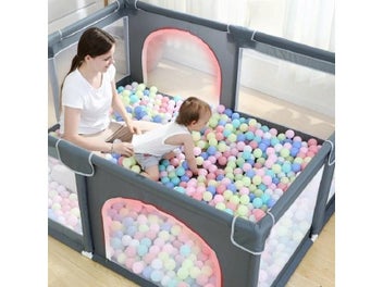 Listing 4 of 9 for IMBABY 150 * 180CM Size With Foam Large Cchildren's Fence Baby Safety Fence