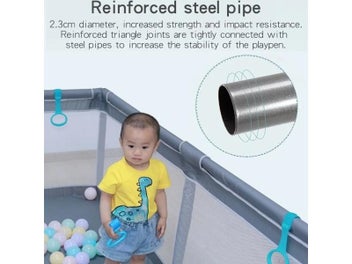 Listing 6 of 9 for IMBABY 150 * 180CM Size With Foam Large Cchildren's Fence Baby Safety Fence