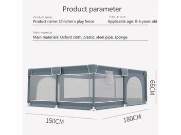 Listing 7 of 9 for IMBABY 150 * 180CM Size With Foam Large Cchildren's Fence Baby Safety Fence