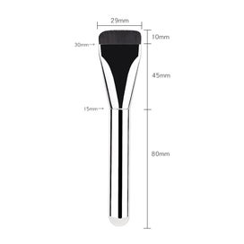 Listing 7 of 9 for 2PC Ultra Thin Foundation Brush Lightweight Face Contour Brush Flat Head Facial