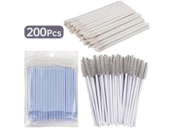Listing 7 of 10 for 200pcs Eyelash Extension Special Eyelash Removal Brush Micro Brush Eyelash