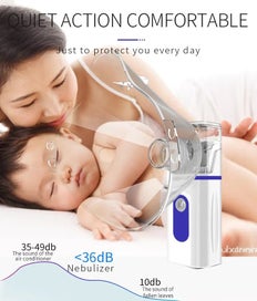 Listing 7 of 10 for Nebulizer Portable Health Care Nebulizator Baby Steam Inhalation Home Medical