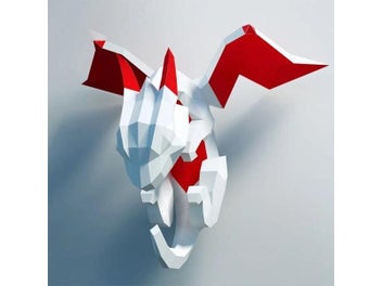 Listing 3 of 7 for Faucet Wall Hanging 3D Wall Decoration Diy Paper Art Model