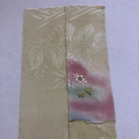 Listing 2 of 20 for Vintage Japanese Silk Kimono Panel