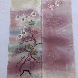 Listing 4 of 20 for Vintage Japanese Silk Kimono Panel