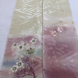 Listing 7 of 20 for Vintage Japanese Silk Kimono Panel