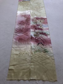 Listing 14 of 20 for Vintage Japanese Silk Kimono Panel