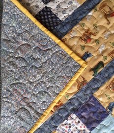 Listing 2 of 3 for NEW: Cot size Quilt. 82 x 98cm