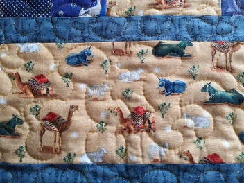 Listing 3 of 3 for NEW: Cot size Quilt. 82 x 98cm