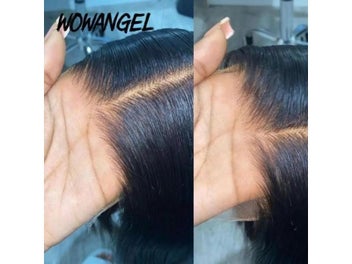 Listing 4 of 8 for 7x7/6x6/5x5 HD Lace Closure Human Hair Melt Skin Deep Part Natural Scalp Real