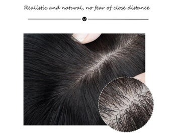 Listing 4 of 9 for Invisible Synthetic Front Neat Bang Hair Fake Fringe Clip In Bang Cover White