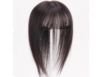 Listing 7 of 9 for Invisible Synthetic Front Neat Bang Hair Fake Fringe Clip In Bang Cover White