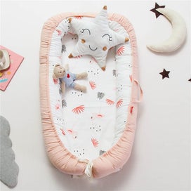 Listing 2 of 9 for Double-Sided Portable Newborn Baby Sleeping Bed -Baby nest