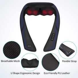 Listing 4 of 5 for Neck Massager Shiatsu Massager Neck Shoulder with Heat Function Massager