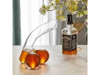 Listing 3 of 9 for Unique Whisky Decanter For Scotch Tequila Brandy Rum Bourbon Wine