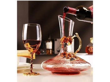 Listing 4 of 13 for Handmade Crystal Pourer Big Capacity Decanter For Family Bar