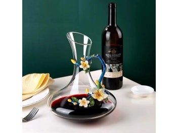 Listing 5 of 13 for Handmade Crystal Pourer Big Capacity Decanter For Family Bar