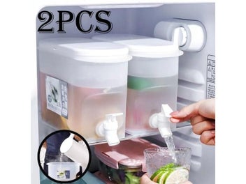 Listing 3 of 10 for 3.5L Large Capacity Cold Water Pitcher With Faucet For Refrigerator Iced
