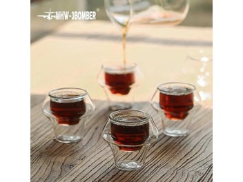 Listing 6 of 10 for MHW-3BOMBER Double Wall Glass Coffee Mugs For Home Barista