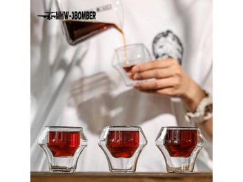 Listing 7 of 10 for MHW-3BOMBER Double Wall Glass Coffee Mugs For Home Barista